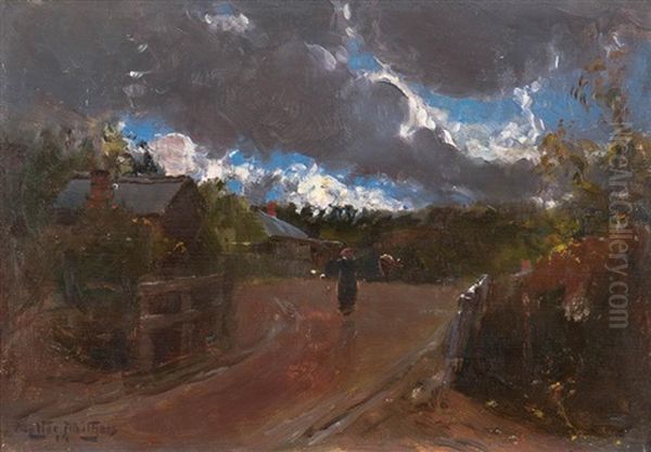 After The Storm, Eltham Oil Painting by Walter Withers