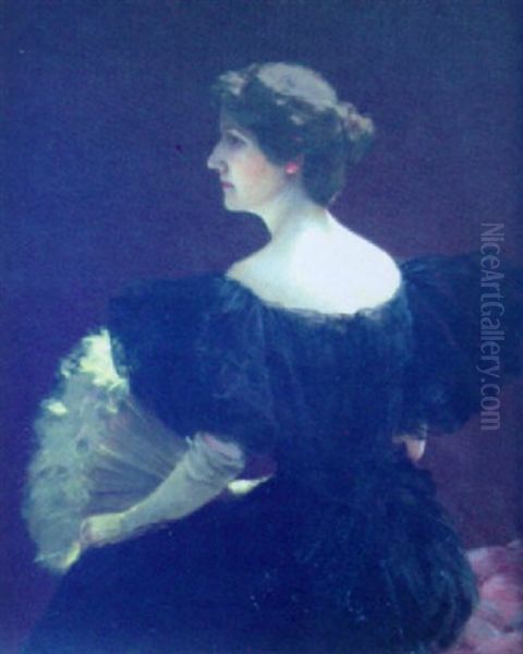 Waiting His Coming Oil Painting by John Harrison Witt