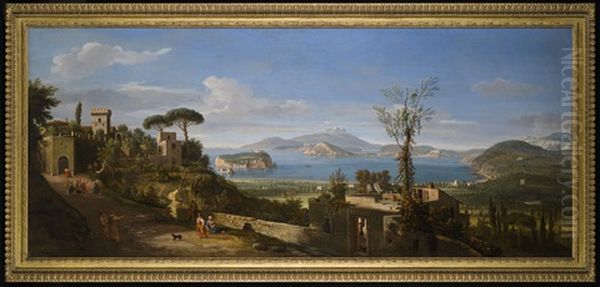 Blumenstillleben Oil Painting by (circle of) Wittel, Gaspar van (Vanvitelli)