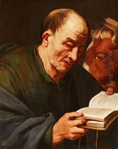 Saint Luke Oil Painting by Artus Wolfaerts
