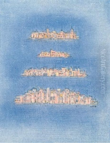 Ohne Titel (project Our Decorer Un Mur Mitoyen) Oil Painting by  WOLS