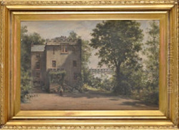 Castle Hills House Oil Painting by Frank Watson Wood