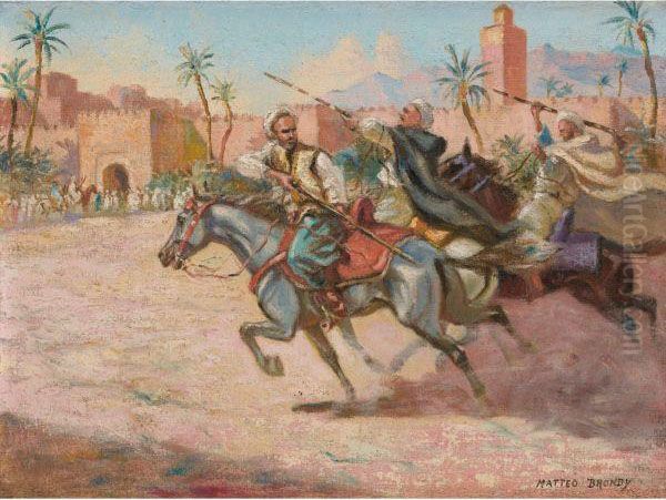 Fantasia Oil Painting by Matteo Brondy