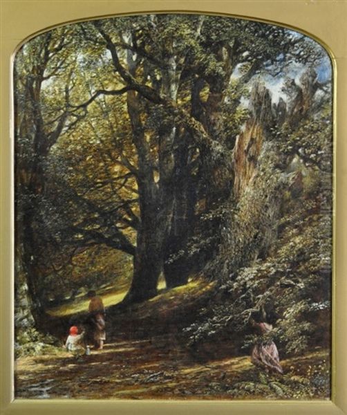 The Merry Month Of May Oil Painting by Alfred Woolmer