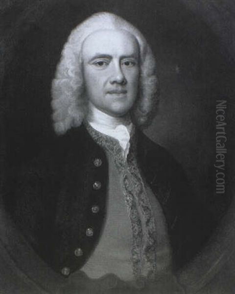 Portrait Of A Gentleman Oil Painting by James Worsdale