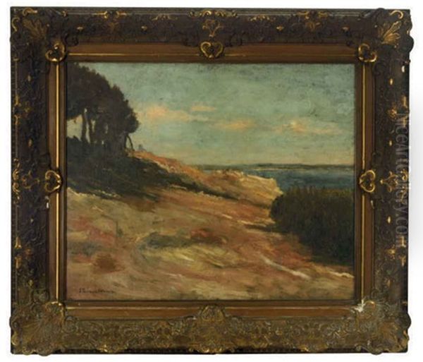 Dunes By The Water Oil Painting by J. Dunbar Wright