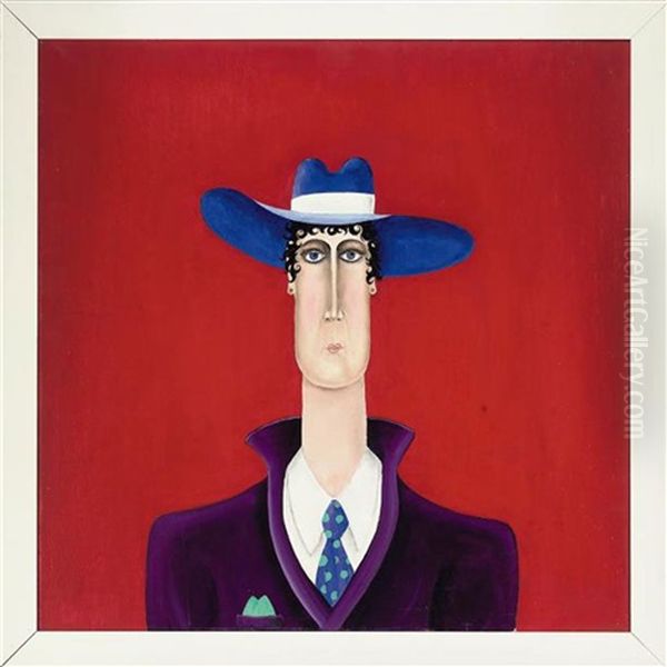 The Fashion Designer Oil Painting by John Wright