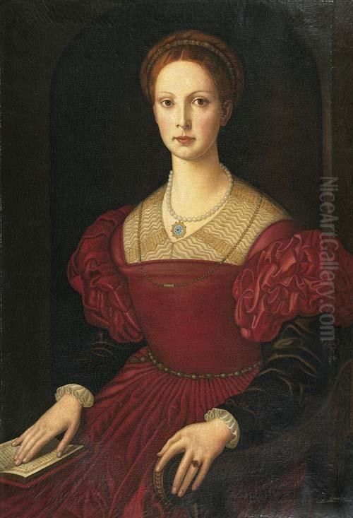 Portrat Der Lucrezia Borgia. Oil Painting by Agnolo Bronzino