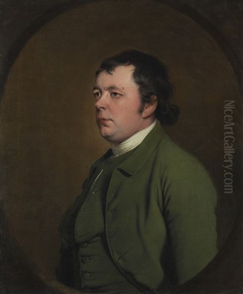 A Portrait Of John Hope (d. 1819) Oil Painting by Josepf Wright Of Derby