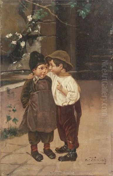 Kleines Geheimnis Oil Painting by Marie Wunsch