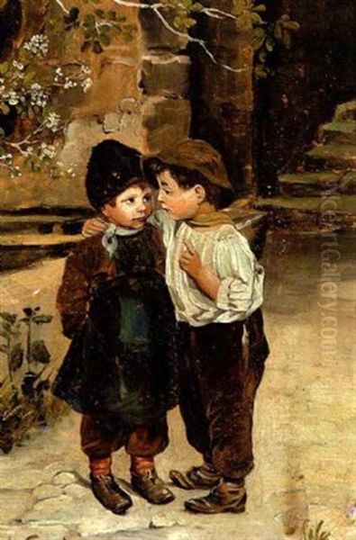 Das Geheimnis Oil Painting by Marie Wunsch