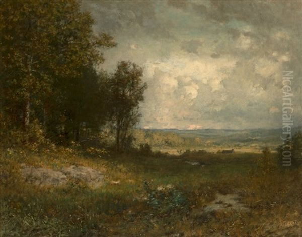 End Of Summer Oil Painting by Alexander Helwig Wyant