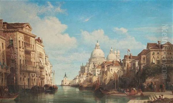 The Grand Canal, Venice Oil Painting by William Wyld
