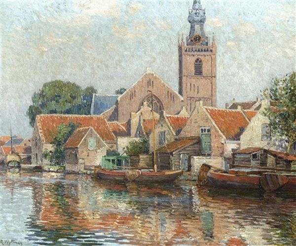 Overschie (1916) Oil Painting by Rodolphe Paul Wytsman