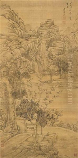 Autumn Landscape Oil Painting by Xiao Yuncong