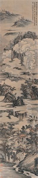 Scenery Oil Painting by Xiao Yuncong