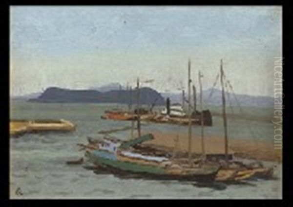 At Gamagori Oil Painting by Yamamoto Kanae