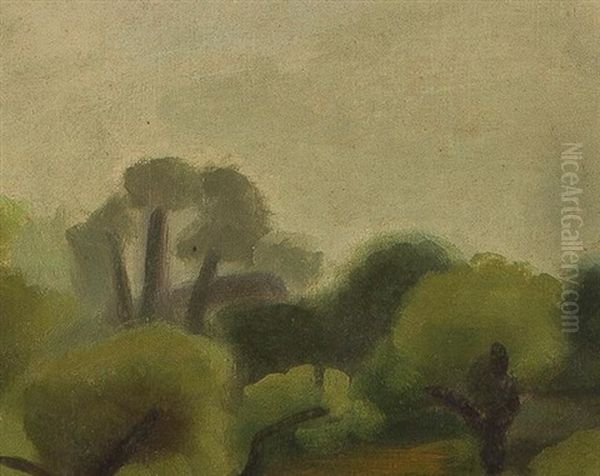 Kyotolandscape Oil Painting by Sotaro Yasui