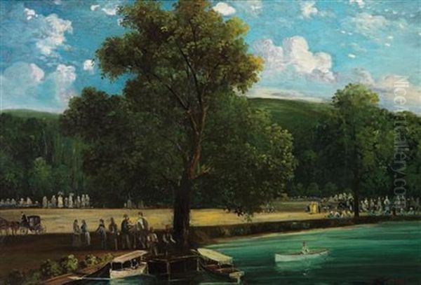 Kucuksu Oil Painting by Garabet Yazmaciyan