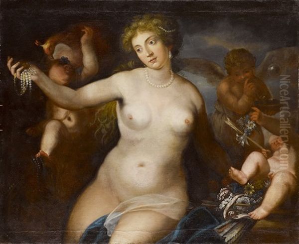 Allegorie Des Reichtums Oil Painting by Pieter Ykens