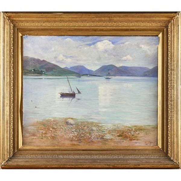 Untitled (ardmaleish Point, Scotland), 1895 Oil Painting by Robert Clauston Young