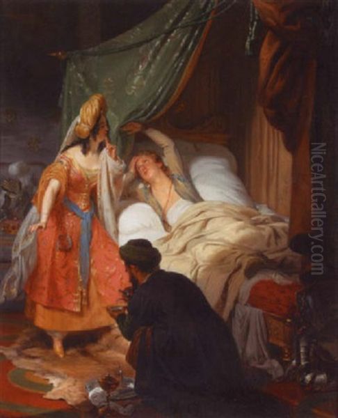 Turquerie Oil Painting by Anton van Ysendyck