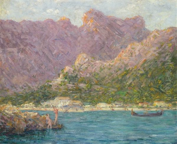 Vues Des Pyrenees Orientales Oil Painting by Pere Ysern Y Alie