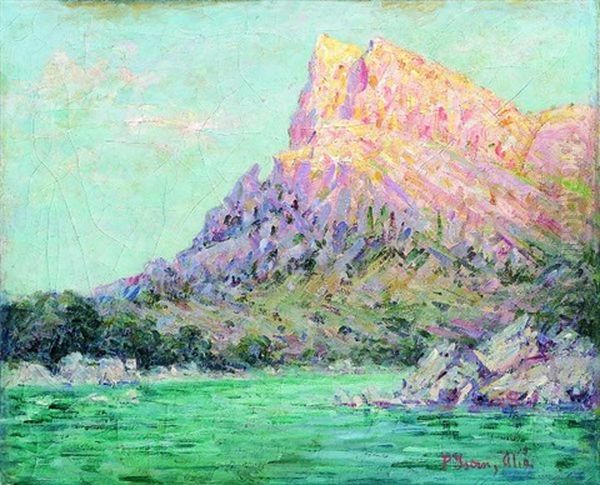 Vue Des Pyrenees Orientales Oil Painting by Pere Ysern Y Alie