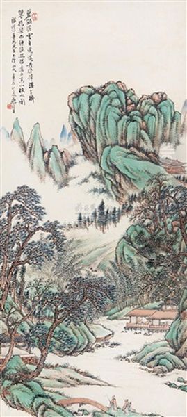 Landscape Oil Painting by  Yuan Peiji