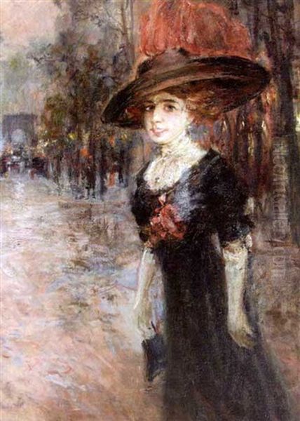 La Parisienne Oil Painting by Ernst Philippe Zacharie