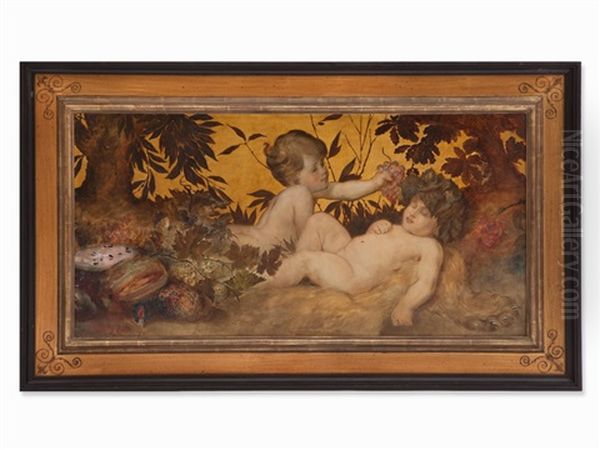 Bacchants Oil Painting by Karl Zadnik