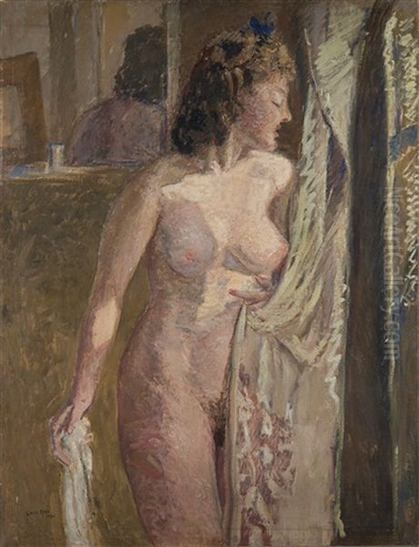 Nudo Femminile Oil Painting by Luigi Zago