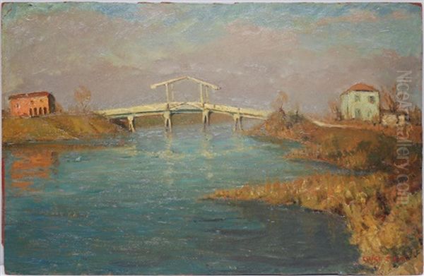 Il Ponte Oil Painting by Luigi Zago