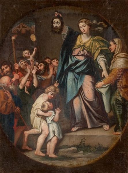 Judith Et Holopherne Oil Painting by Domenico Zampieri (Il Domenichino)