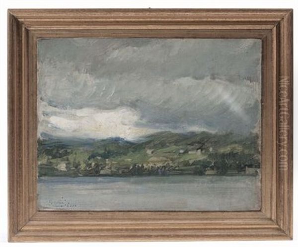 Veduta Del Lago Oil Painting by Vettore Zanetti-Zilla