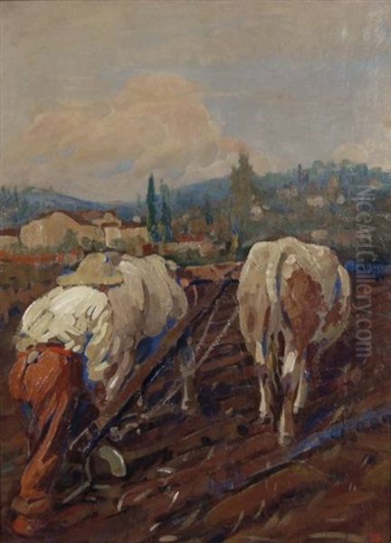 Aratura Oil Painting by Vettore Zanetti-Zilla