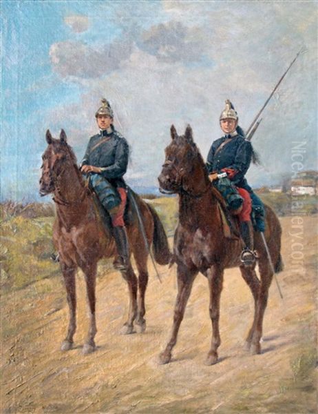 Dragonyosok Oil Painting by Arturo Zanieri