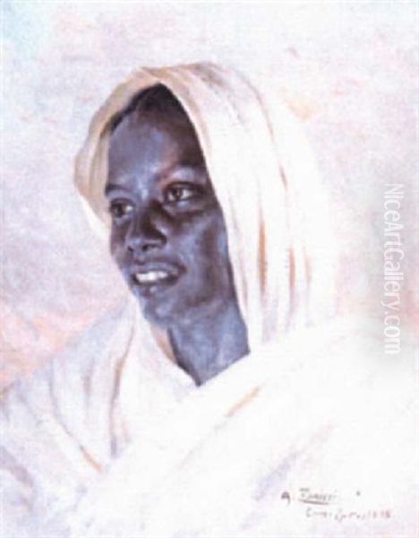 Ragazza Di El Obeid, Sudan Oil Painting by Arturo Zanieri
