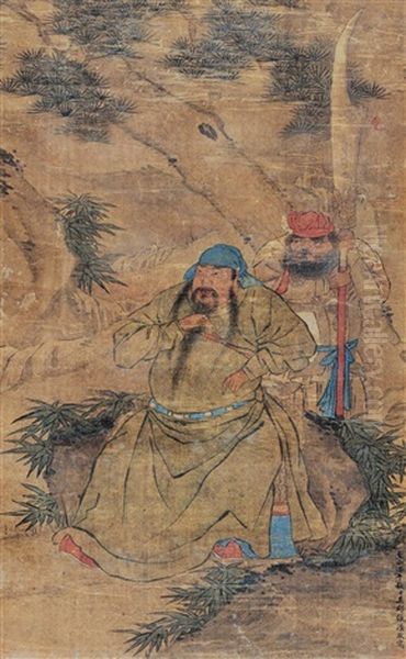 Untitled Oil Painting by  Zhang Wo