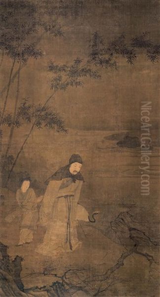 Figures Oil Painting by  Zhang Wo