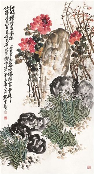 Flowers Oil Painting by  Zhao Yunhe