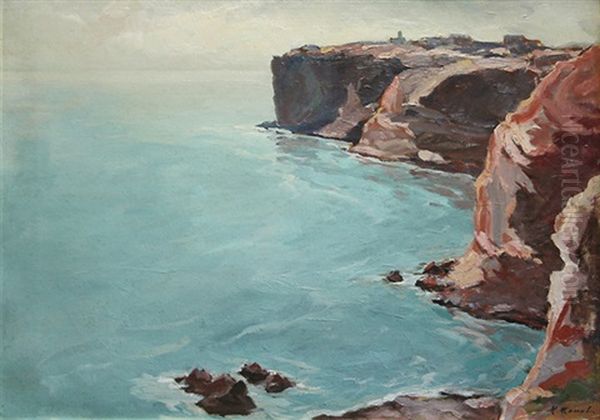 Kaliakra Cape Oil Painting by Mario Zhekov