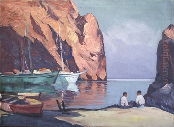 A Seascape Oil Painting by Mario Zhekov