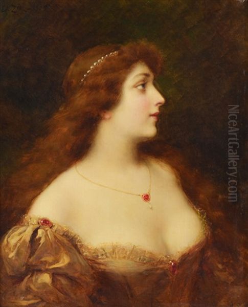 Juliet Oil Painting by Francois Edouard Zier