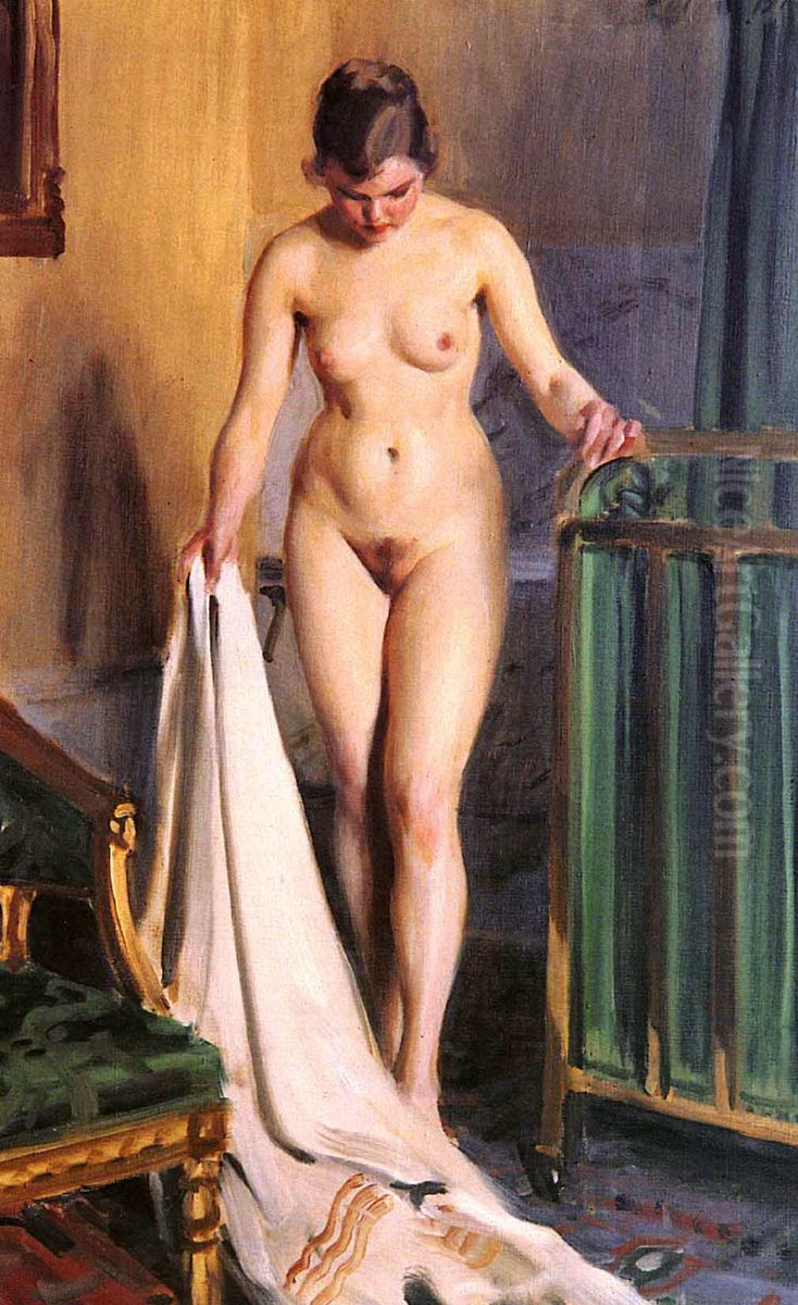 In The Bedroom Oil Painting by Anders Zorn