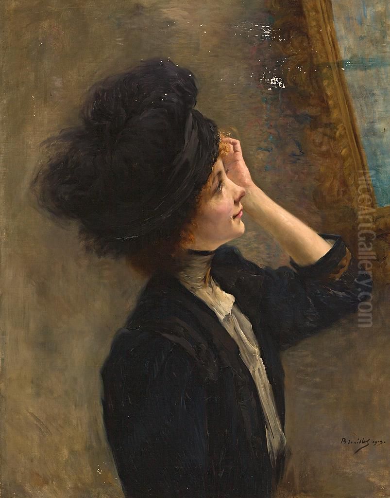 Joven Oil Painting by Pierre Andre Brouillet