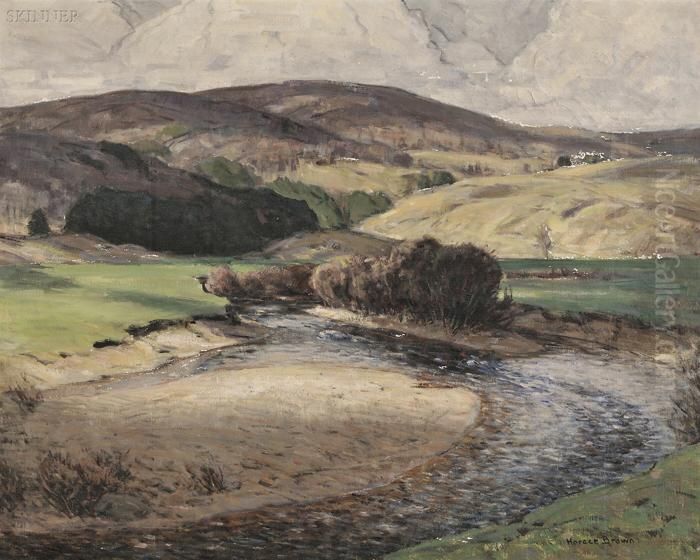 Rushing Waters Oil Painting by Horace Brown