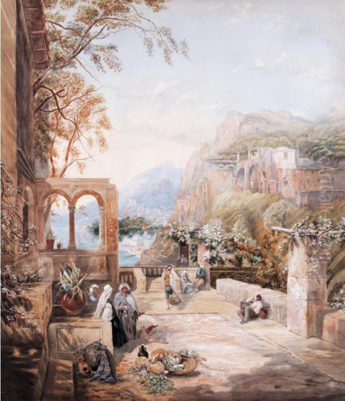 Continental Views Oil Painting by Phoebe Brown