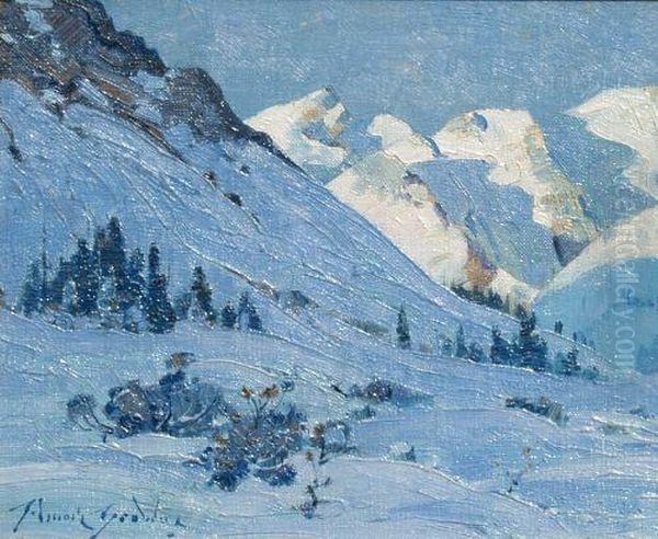 Stony Creek Pass Oil Painting by Belmore Browne