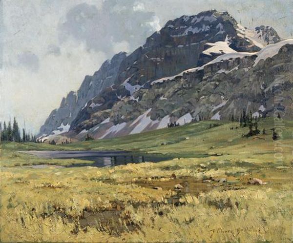 Sunlight And Shadow On The Great Divide Oil Painting by Belmore Browne